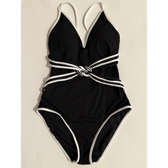 Trina Turk Other - NWT Trina Turk Triumph Micro Rib Braided One Piece Swimsuit 8